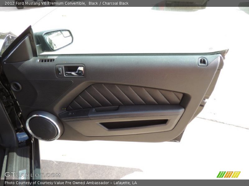 Black / Charcoal Black 2012 Ford Mustang V6 Premium Convertible