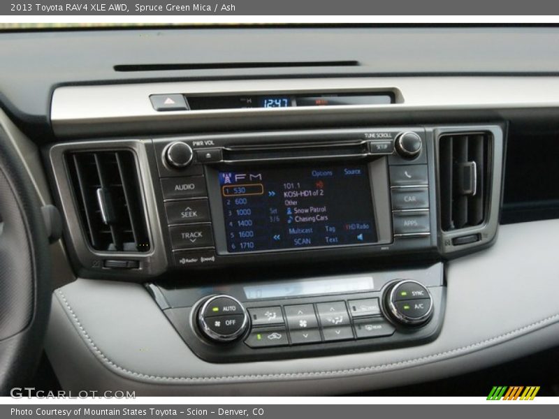 Spruce Green Mica / Ash 2013 Toyota RAV4 XLE AWD