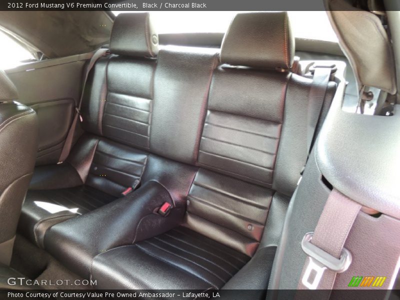 Black / Charcoal Black 2012 Ford Mustang V6 Premium Convertible