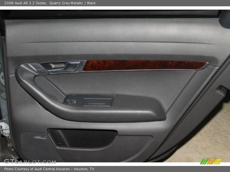 Quartz Grey Metallic / Black 2008 Audi A6 3.2 Sedan