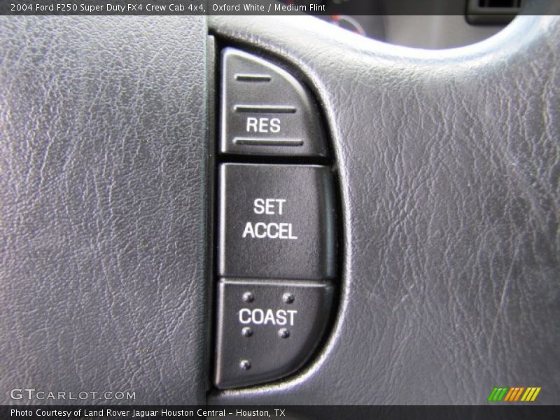 Oxford White / Medium Flint 2004 Ford F250 Super Duty FX4 Crew Cab 4x4