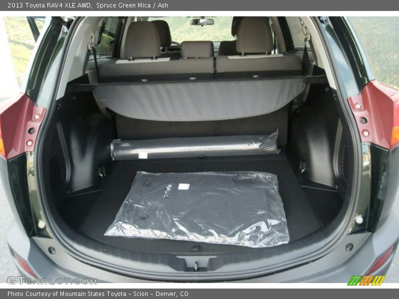 Spruce Green Mica / Ash 2013 Toyota RAV4 XLE AWD