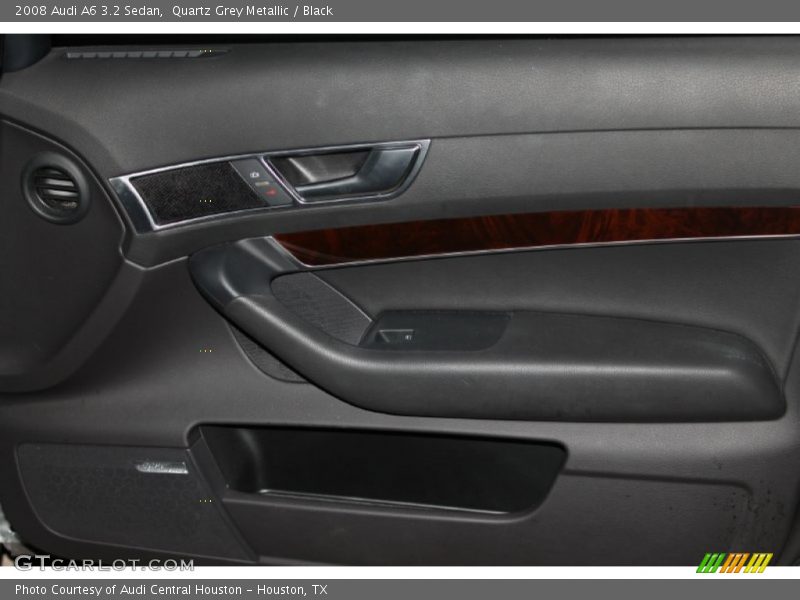 Quartz Grey Metallic / Black 2008 Audi A6 3.2 Sedan
