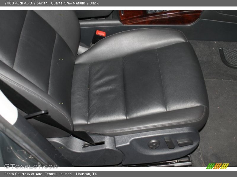 Quartz Grey Metallic / Black 2008 Audi A6 3.2 Sedan