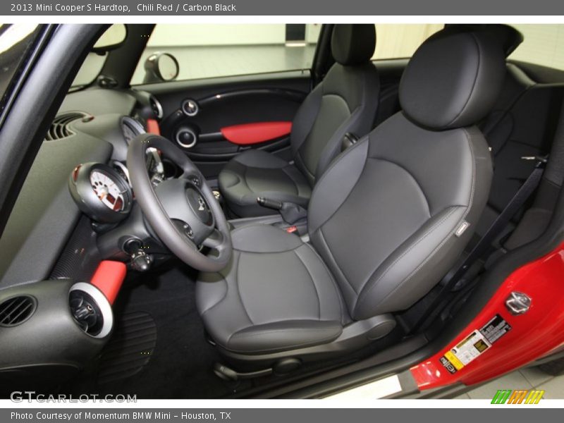 Chili Red / Carbon Black 2013 Mini Cooper S Hardtop