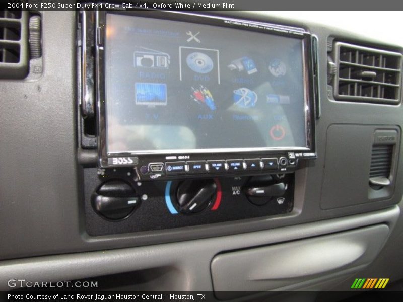 Oxford White / Medium Flint 2004 Ford F250 Super Duty FX4 Crew Cab 4x4