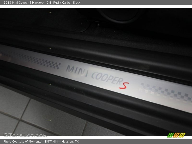 Chili Red / Carbon Black 2013 Mini Cooper S Hardtop