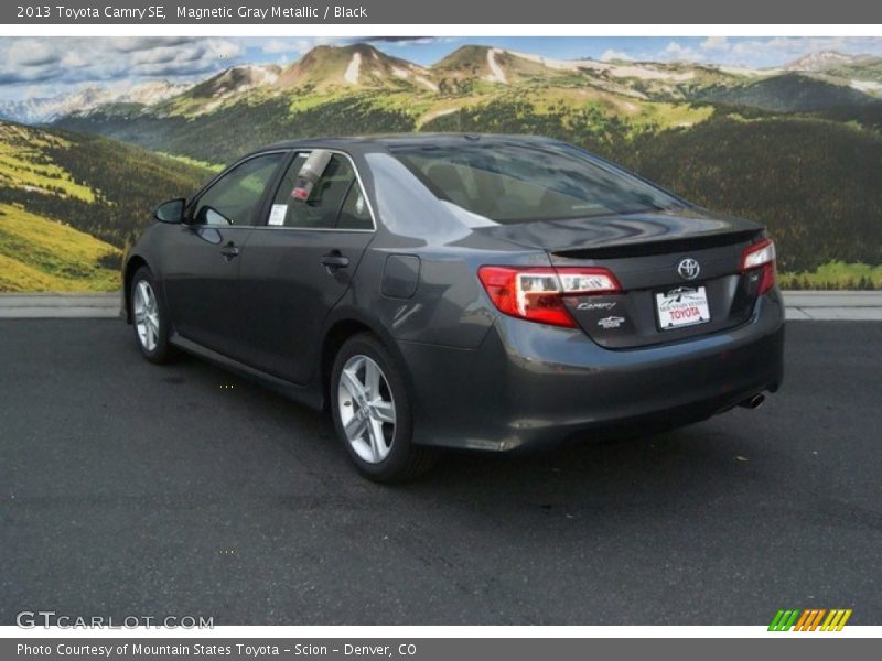 Magnetic Gray Metallic / Black 2013 Toyota Camry SE