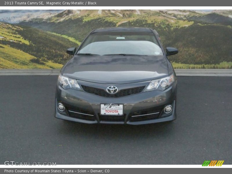 Magnetic Gray Metallic / Black 2013 Toyota Camry SE