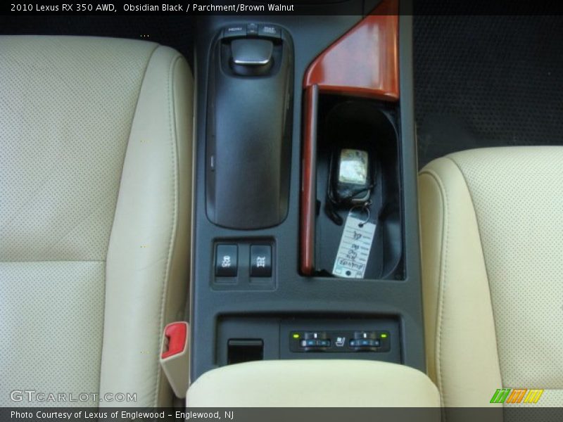 Obsidian Black / Parchment/Brown Walnut 2010 Lexus RX 350 AWD
