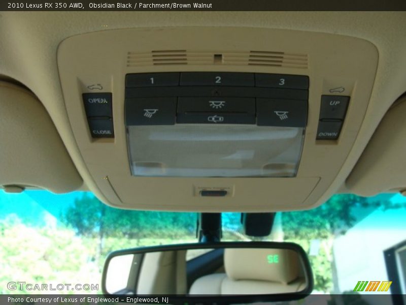 Obsidian Black / Parchment/Brown Walnut 2010 Lexus RX 350 AWD