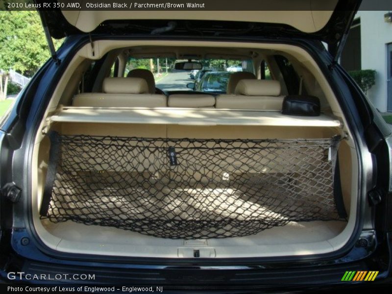 Obsidian Black / Parchment/Brown Walnut 2010 Lexus RX 350 AWD