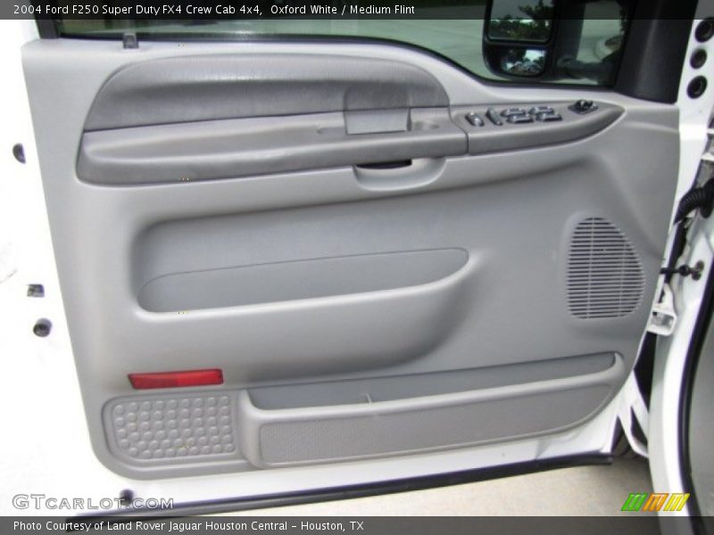 Oxford White / Medium Flint 2004 Ford F250 Super Duty FX4 Crew Cab 4x4