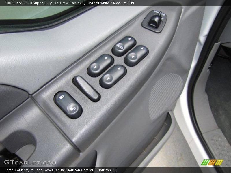Oxford White / Medium Flint 2004 Ford F250 Super Duty FX4 Crew Cab 4x4
