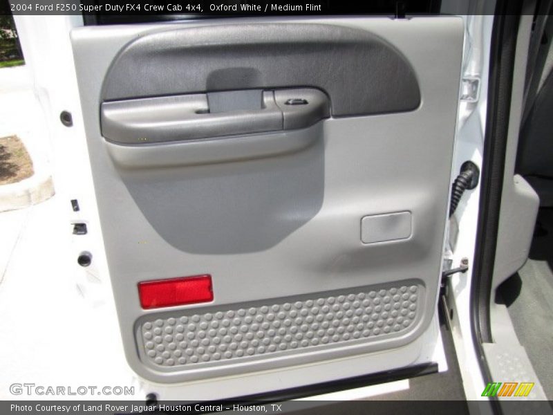 Oxford White / Medium Flint 2004 Ford F250 Super Duty FX4 Crew Cab 4x4