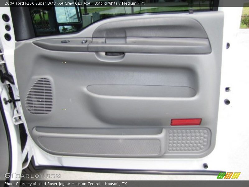 Oxford White / Medium Flint 2004 Ford F250 Super Duty FX4 Crew Cab 4x4