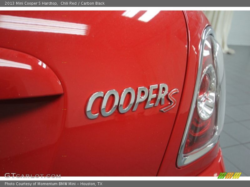 Chili Red / Carbon Black 2013 Mini Cooper S Hardtop