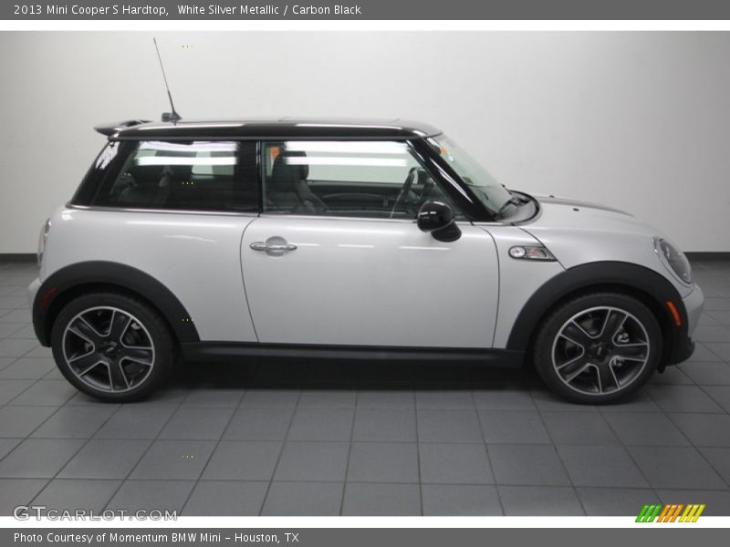 White Silver Metallic / Carbon Black 2013 Mini Cooper S Hardtop
