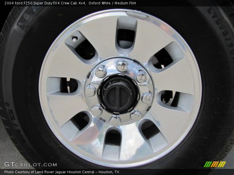 Oxford White / Medium Flint 2004 Ford F250 Super Duty FX4 Crew Cab 4x4