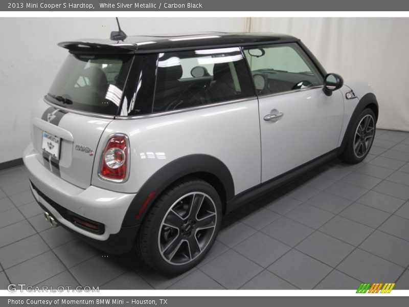White Silver Metallic / Carbon Black 2013 Mini Cooper S Hardtop