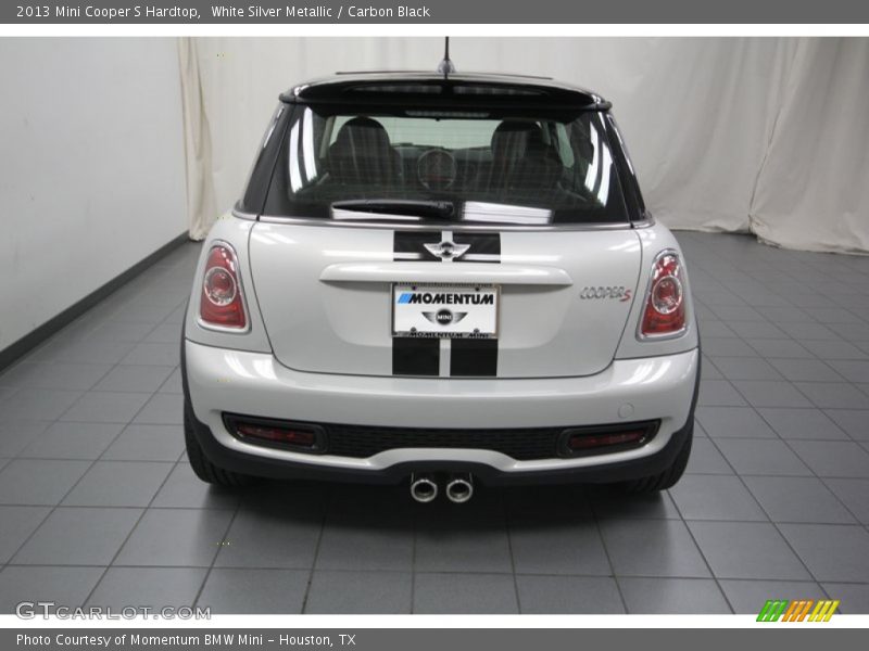 White Silver Metallic / Carbon Black 2013 Mini Cooper S Hardtop
