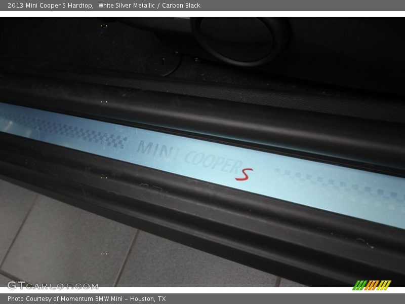 White Silver Metallic / Carbon Black 2013 Mini Cooper S Hardtop