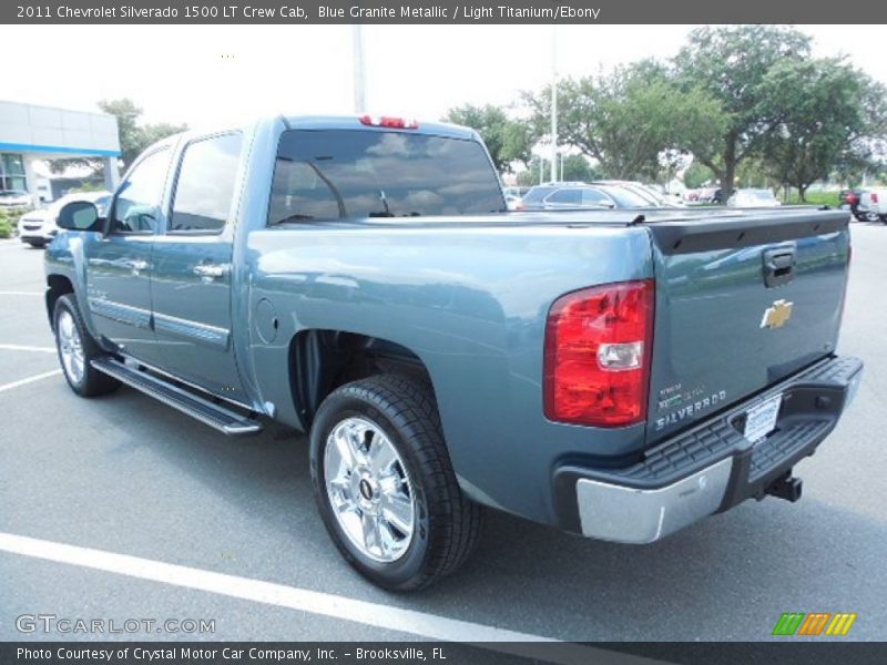 Blue Granite Metallic / Light Titanium/Ebony 2011 Chevrolet Silverado 1500 LT Crew Cab