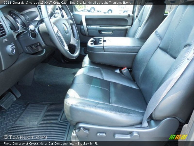 Blue Granite Metallic / Light Titanium/Ebony 2011 Chevrolet Silverado 1500 LT Crew Cab