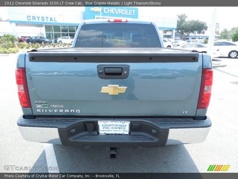 Blue Granite Metallic / Light Titanium/Ebony 2011 Chevrolet Silverado 1500 LT Crew Cab