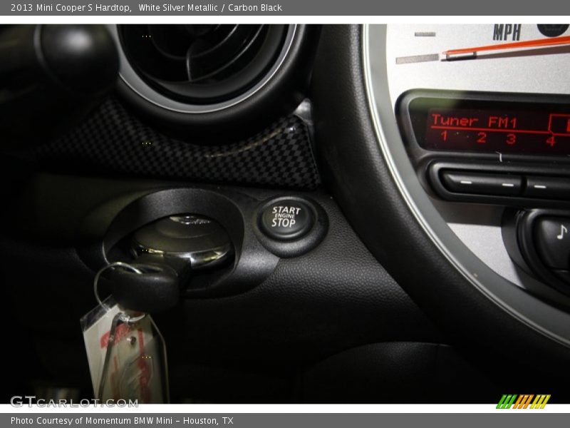 White Silver Metallic / Carbon Black 2013 Mini Cooper S Hardtop