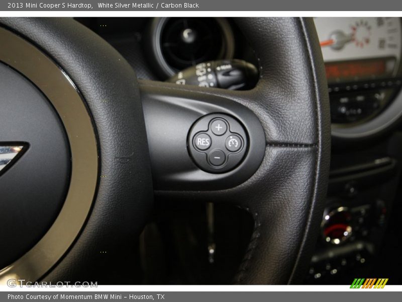White Silver Metallic / Carbon Black 2013 Mini Cooper S Hardtop