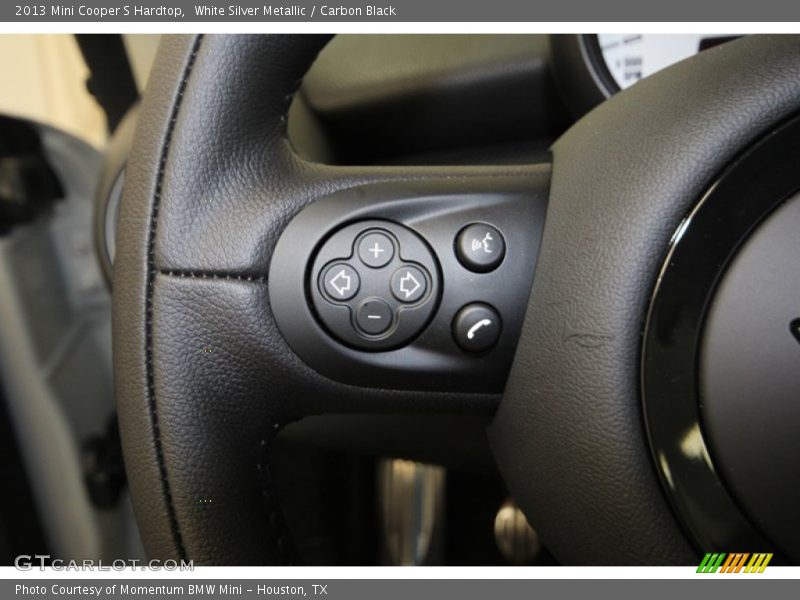 White Silver Metallic / Carbon Black 2013 Mini Cooper S Hardtop