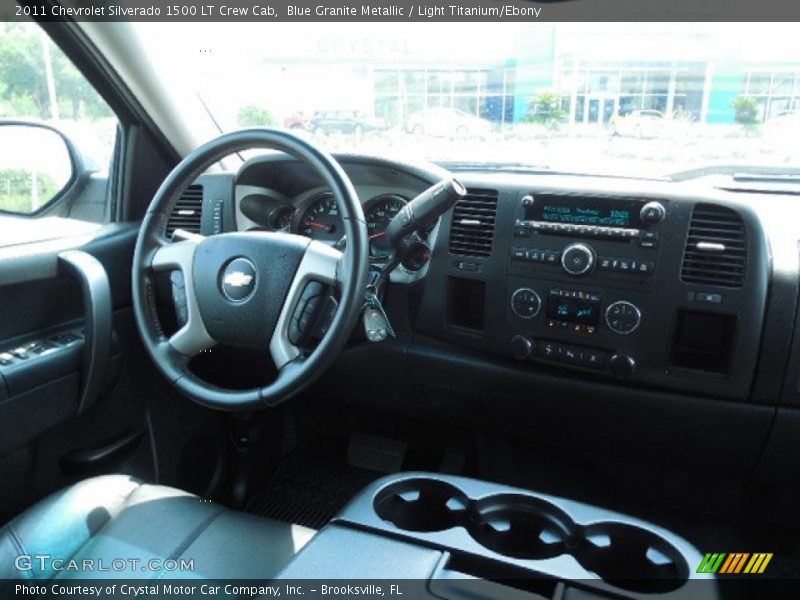Blue Granite Metallic / Light Titanium/Ebony 2011 Chevrolet Silverado 1500 LT Crew Cab