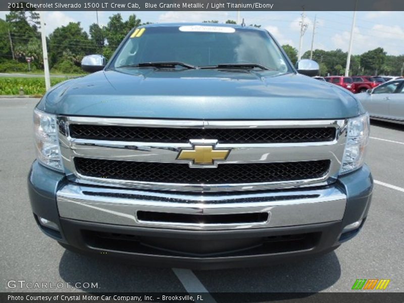 Blue Granite Metallic / Light Titanium/Ebony 2011 Chevrolet Silverado 1500 LT Crew Cab