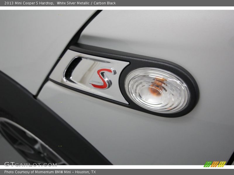 White Silver Metallic / Carbon Black 2013 Mini Cooper S Hardtop