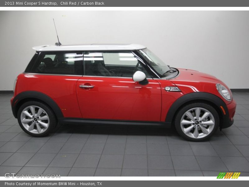 Chili Red / Carbon Black 2013 Mini Cooper S Hardtop