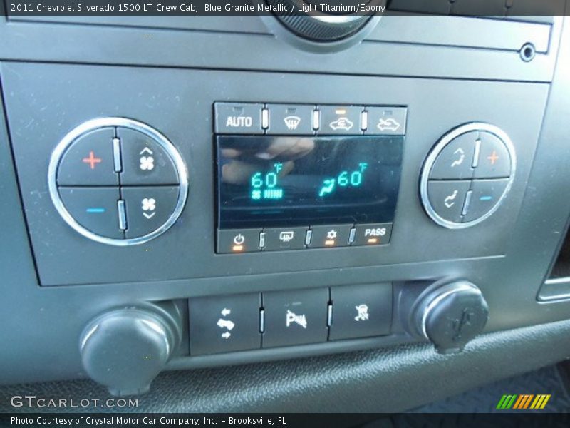 Blue Granite Metallic / Light Titanium/Ebony 2011 Chevrolet Silverado 1500 LT Crew Cab
