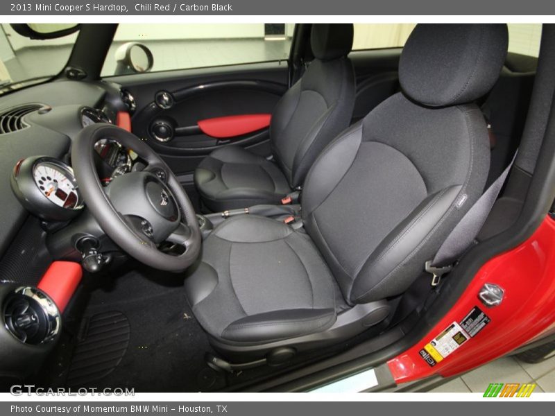 Chili Red / Carbon Black 2013 Mini Cooper S Hardtop