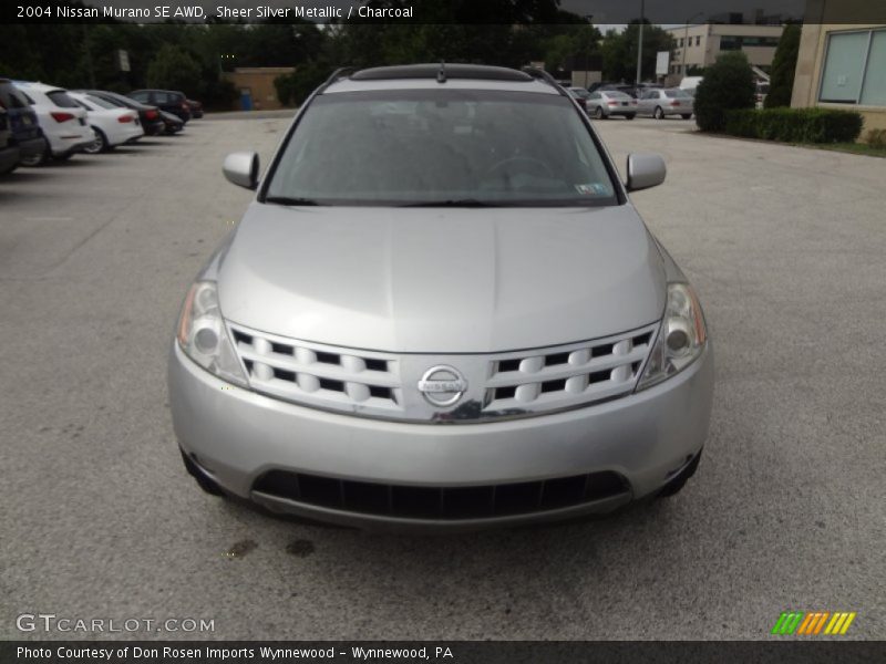 Sheer Silver Metallic / Charcoal 2004 Nissan Murano SE AWD
