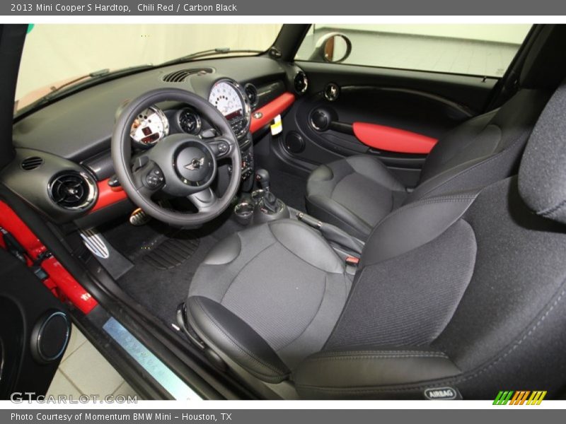 Chili Red / Carbon Black 2013 Mini Cooper S Hardtop