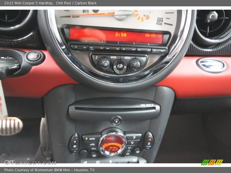Chili Red / Carbon Black 2013 Mini Cooper S Hardtop