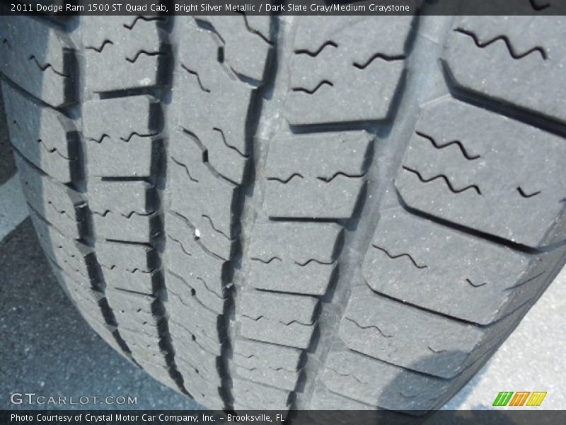 Bright Silver Metallic / Dark Slate Gray/Medium Graystone 2011 Dodge Ram 1500 ST Quad Cab