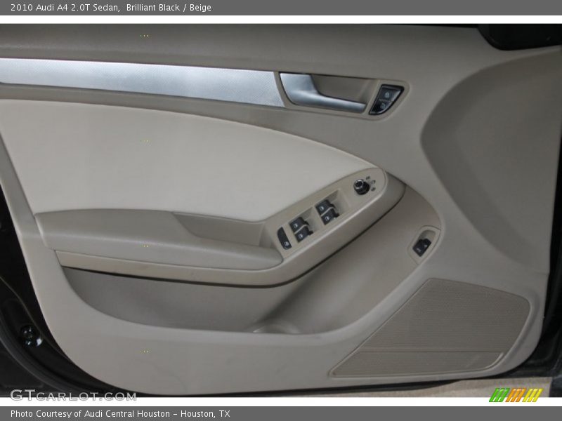Brilliant Black / Beige 2010 Audi A4 2.0T Sedan