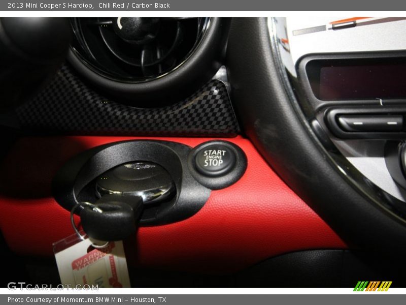 Chili Red / Carbon Black 2013 Mini Cooper S Hardtop