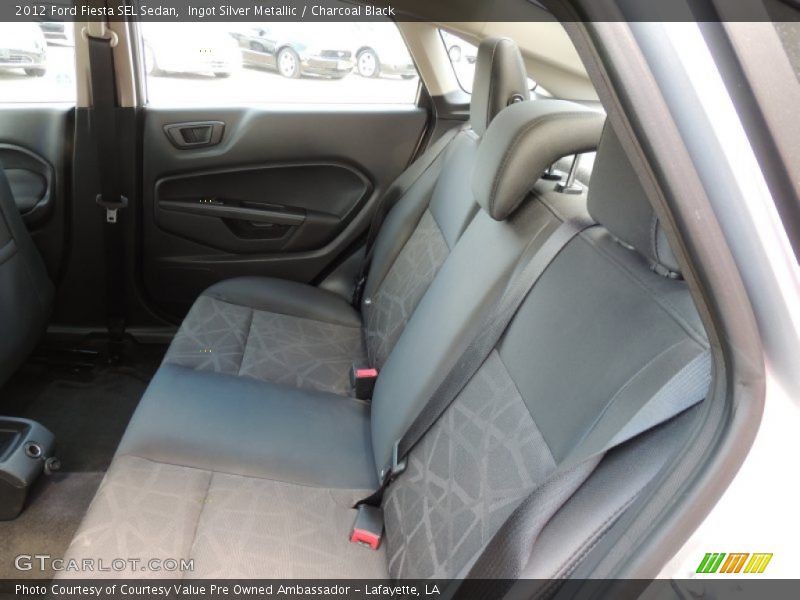 Ingot Silver Metallic / Charcoal Black 2012 Ford Fiesta SEL Sedan