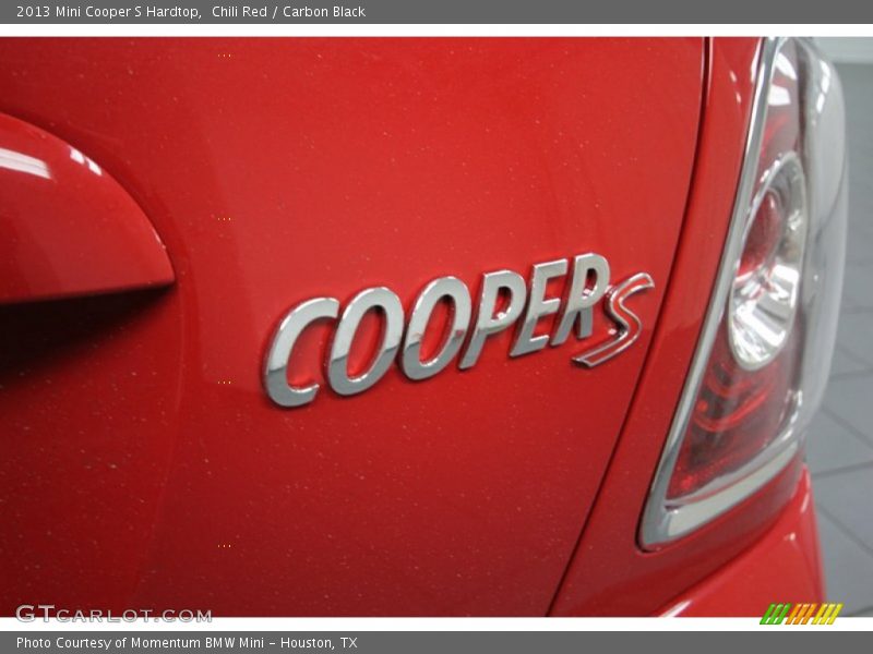 Chili Red / Carbon Black 2013 Mini Cooper S Hardtop