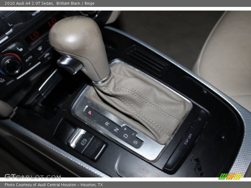Brilliant Black / Beige 2010 Audi A4 2.0T Sedan