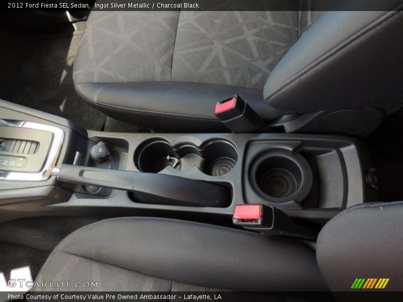 Ingot Silver Metallic / Charcoal Black 2012 Ford Fiesta SEL Sedan