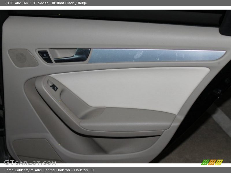 Brilliant Black / Beige 2010 Audi A4 2.0T Sedan