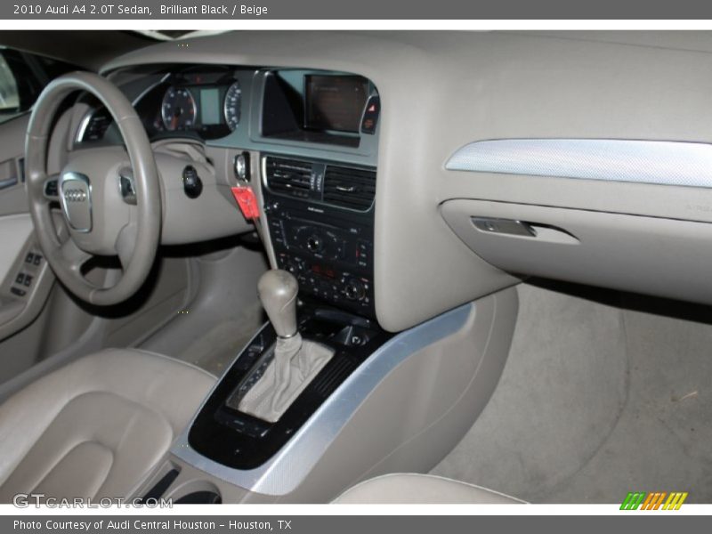 Brilliant Black / Beige 2010 Audi A4 2.0T Sedan